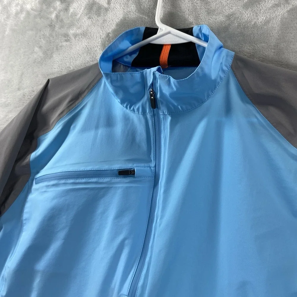 Stitch Golf Jacket men's Large Full Zip SWS Weather System Wind Water Resistant